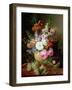 Still Life with Flowers and Grapes-Cornelis van Spaendonck-Framed Giclee Print