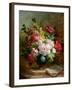 Still Life with Flowers and Sheet Music-Emile Henri Brunner-lacoste-Framed Premium Giclee Print