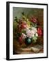 Still Life with Flowers and Sheet Music-Emile Henri Brunner-lacoste-Framed Giclee Print