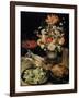 Still Life with Flowers and Snack, C1630-C1635-Georg Flegel-Framed Giclee Print