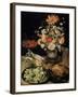 Still Life with Flowers and Snack, C1630-C1635-Georg Flegel-Framed Giclee Print