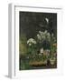 Still-Life with Flowers (Arum and Green House Plants), 1864-Pierre-Auguste Renoir-Framed Giclee Print