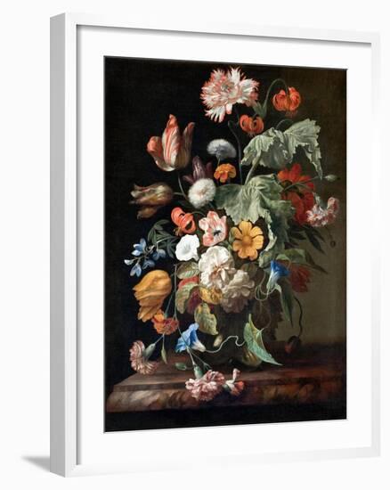 Still-Life with Flowers, c.1700-Rachel Ruysch-Framed Giclee Print