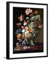 Still-Life with Flowers, c.1700-Rachel Ruysch-Framed Giclee Print