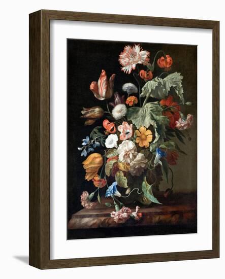 Still-Life with Flowers, c.1700-Rachel Ruysch-Framed Giclee Print