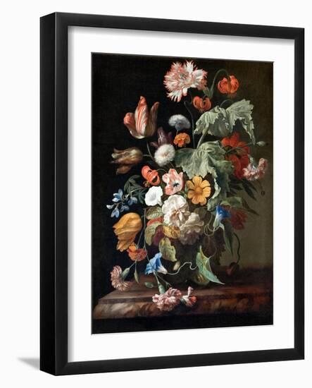 Still-Life with Flowers, c.1700-Rachel Ruysch-Framed Giclee Print