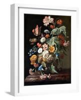 Still-Life with Flowers, c.1700-Rachel Ruysch-Framed Giclee Print