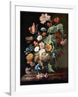 Still-Life with Flowers, c.1700-Rachel Ruysch-Framed Giclee Print
