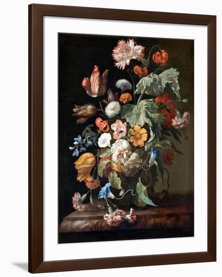 Still-Life with Flowers, c.1700-Rachel Ruysch-Framed Giclee Print