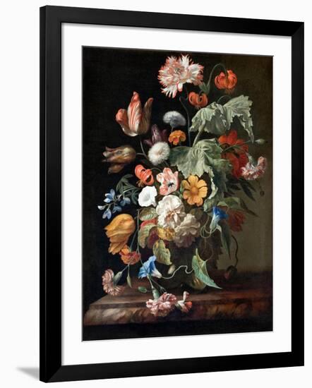 Still-Life with Flowers, c.1700-Rachel Ruysch-Framed Giclee Print