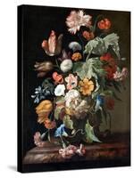 Still-Life with Flowers, c.1700-Rachel Ruysch-Stretched Canvas