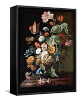 Still-Life with Flowers, c.1700-Rachel Ruysch-Framed Stretched Canvas