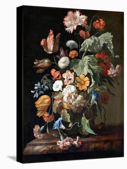 Still-Life with Flowers, c.1700-Rachel Ruysch-Stretched Canvas