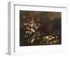 Still Life with Flowers, Fruit, Mushrooms and Birds-Paolo Porpora-Framed Giclee Print