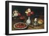 Still Life with Flowers, Fruits, Vases and Other Objects-Osias Beert-Framed Giclee Print