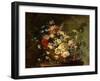 Still Life with Flowers in a Basket, c.1780-1790-Juan Bautista Romero-Framed Giclee Print