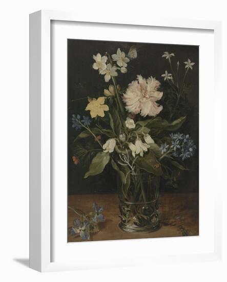 Still Life with Flowers in a Glass, 1630-Jan Brueghel the Elder-Framed Giclee Print