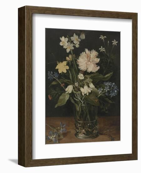 Still Life with Flowers in a Glass, 1630-Jan Brueghel the Elder-Framed Giclee Print