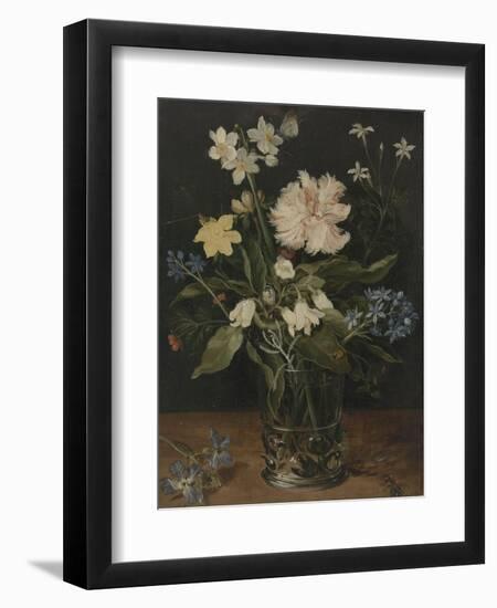 Still Life with Flowers in a Glass, 1630-Jan Brueghel the Elder-Framed Giclee Print