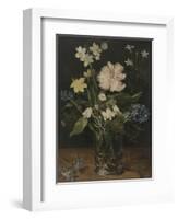 Still Life with Flowers in a Glass, 1630-Jan Brueghel the Elder-Framed Giclee Print