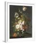 Still Life with Flowers in a Glass Vase-Rachel Ruysch-Framed Giclee Print