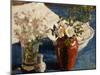 Still Life with Flowers in a Vase, 1911-14 (oil on canvas)-Harold Gilman-Mounted Giclee Print