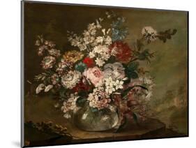 Still Life with Flowers in a Vase, c.1780-1790-Juan Bautista Romero-Mounted Giclee Print