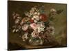 Still Life with Flowers in a Vase, c.1780-1790-Juan Bautista Romero-Stretched Canvas