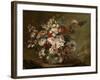 Still Life with Flowers in a Vase, c.1780-1790-Juan Bautista Romero-Framed Giclee Print