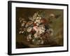 Still Life with Flowers in a Vase, c.1780-1790-Juan Bautista Romero-Framed Giclee Print