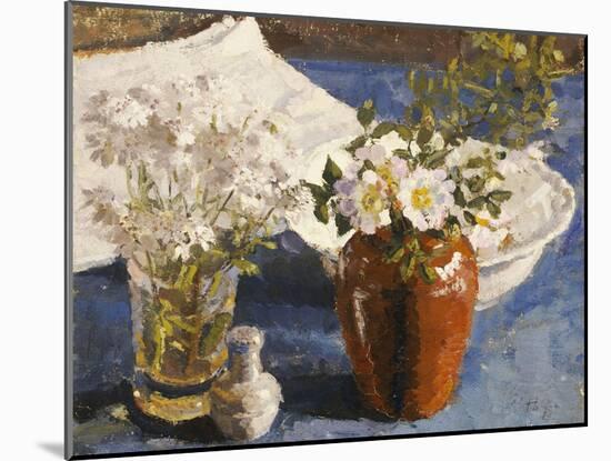 Still Life with Flowers in a Vase, circa 1911-14-Harold Gilman-Mounted Giclee Print