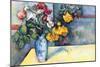 Still Life with Flowers In a Vase-Paul Cézanne-Mounted Art Print