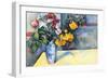 Still Life with Flowers in a Vase-Paul C?zanne-Framed Art Print