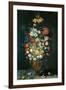 Still-life with flowers in a vase.-Ambrosius II Bosschaert (The Elder)-Framed Giclee Print