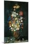 Still-life with flowers in a vase.-Ambrosius II Bosschaert (The Elder)-Mounted Giclee Print