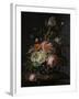 Still Life with Flowers on a Marble Tabletop-Rachel Ruysch-Framed Art Print