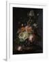 Still Life with Flowers on a Marble Tabletop-Rachel Ruysch-Framed Art Print