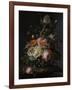 Still Life with Flowers on a Marble Tabletop-Rachel Ruysch-Framed Art Print