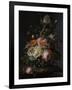 Still Life with Flowers on a Marble Tabletop-Rachel Ruysch-Framed Art Print