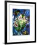 Still Life with Flowers-Marc Chagall-Framed Art Print