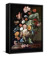 Still-Life with Flowers-Rachel Ruysch-Framed Stretched Canvas