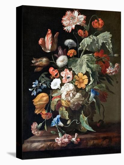 Still-Life with Flowers-Rachel Ruysch-Stretched Canvas