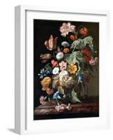 Still-Life with Flowers-Rachel Ruysch-Framed Giclee Print