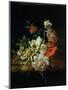 Still Life with Flowers-Rachel Ruysch-Mounted Giclee Print