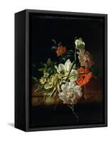 Still Life with Flowers-Rachel Ruysch-Framed Stretched Canvas