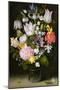 Still Life with Flowers-Ambrosius The Elder Bosschaert-Mounted Giclee Print