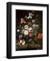 Still Life with Flowers-Rachel Ruysch-Framed Giclee Print