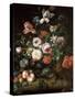 Still Life with Flowers-Rachel Ruysch-Stretched Canvas