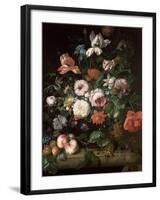 Still Life with Flowers-Rachel Ruysch-Framed Giclee Print