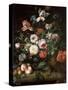 Still Life with Flowers-Rachel Ruysch-Stretched Canvas